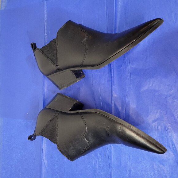 Nine West Leather Western Ankle Booties - Picture 14 of 14
